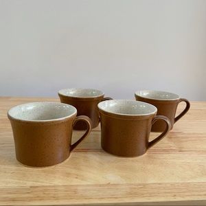 4pcs Vintage Speckled Tea/Coffee Mugs